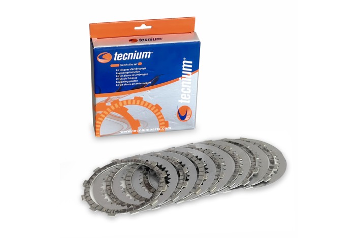 Kit disques garnis + lisses d'embrayage TECNIUM