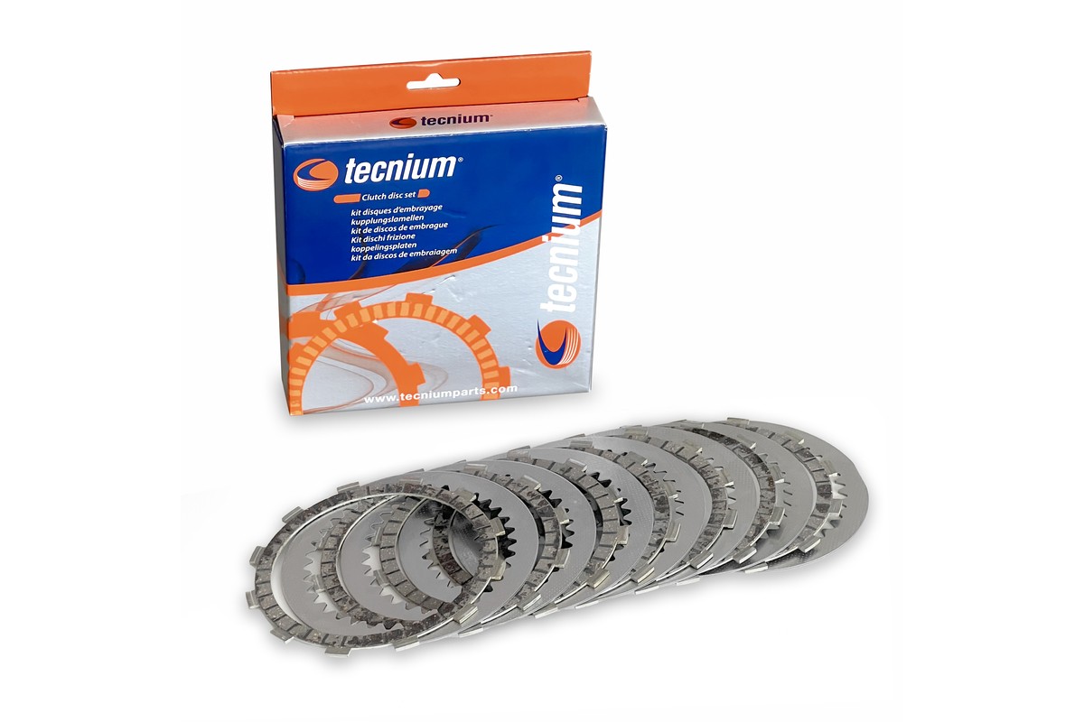 Kit disques garnis + lisses d'embrayage TECNIUM