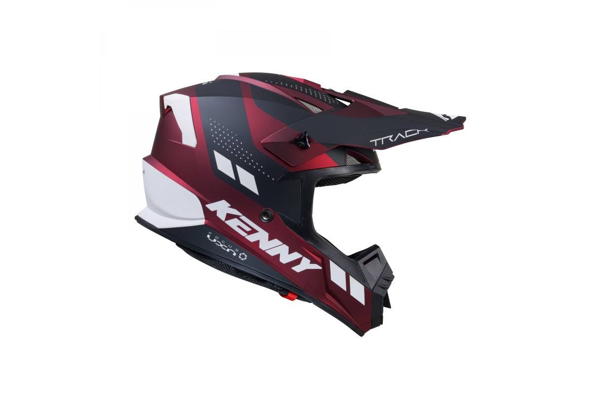 Casque Track Graphic CANDY RED MATT