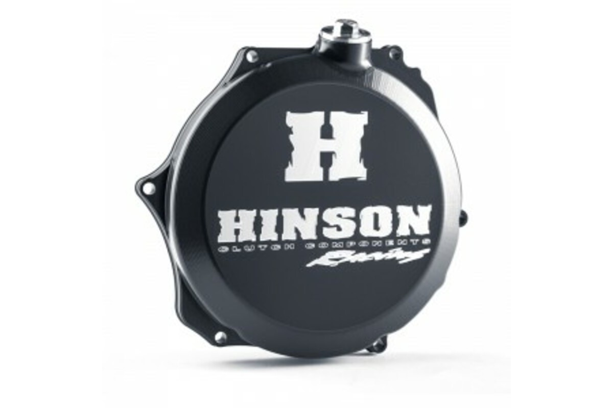 Couvercle de carter d'embrayage HINSON aluminium noir Honda CRF250R