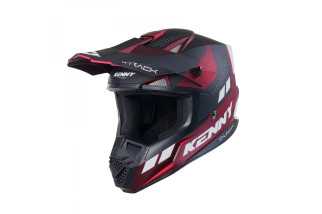 Casque KENNY Track Graphic CANDY RED MATT