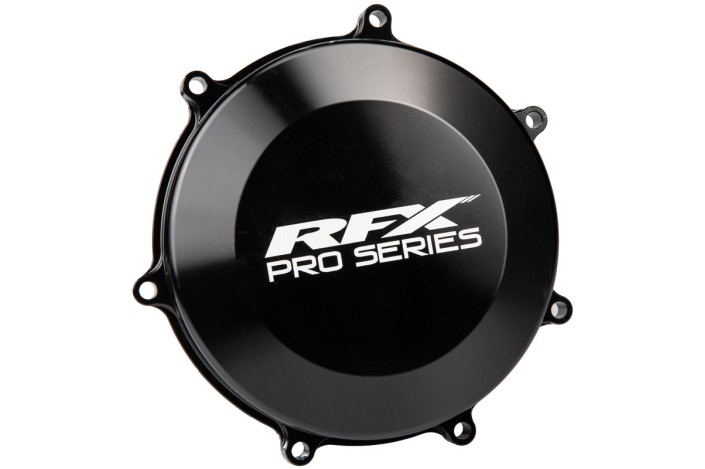 Couvre-carter d’embrayage (Anodisé dur Noir) RFX Pro- Kawasaki KXF450