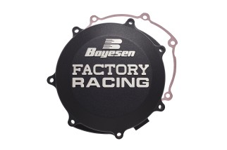 Couvercle de carter d'embrayage BOYESEN Factory Racing noir