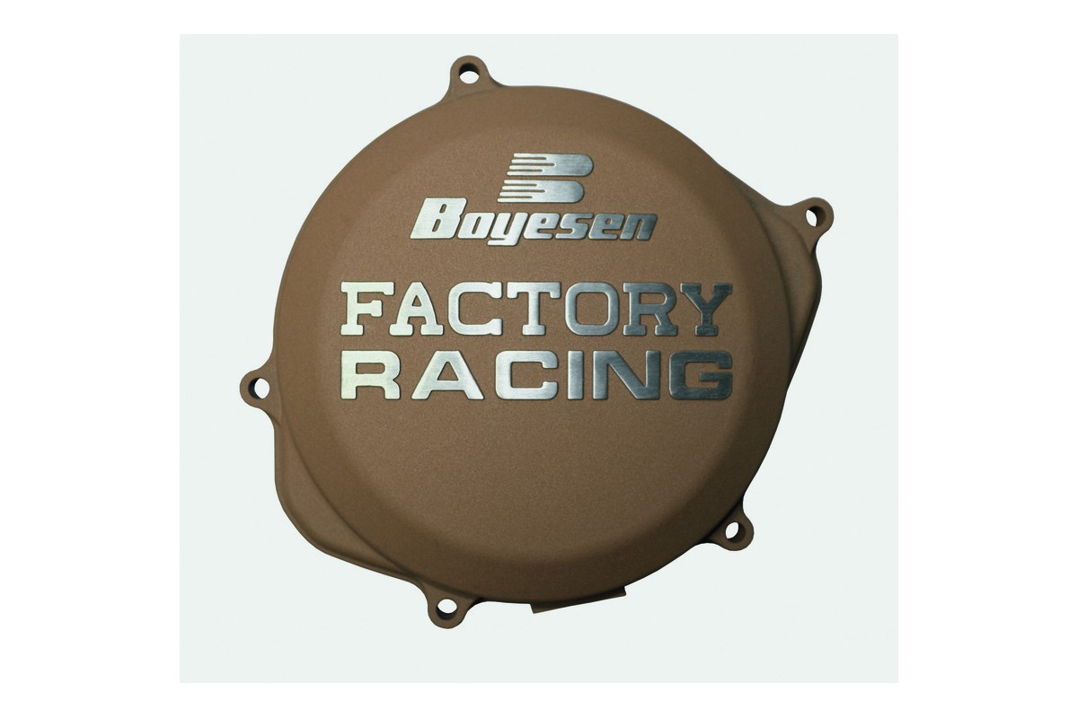 Couvercle de carter d'embrayage BOYESEN Factory Racing magnésium Kawasaki KX250