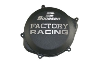 Couvercle de carter d'embrayage BOYESEN Factory Racing noir Honda CR250R/500R