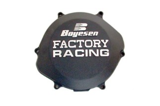 Couvercle de carter d'embrayage BOYESEN Factory Racing noir Honda CR250R