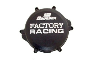 Couvercle de carter d'embrayage BOYESEN Factory Racing noir Suzuki RM-Z125