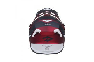 Casque Track Graphic CANDY RED MATT