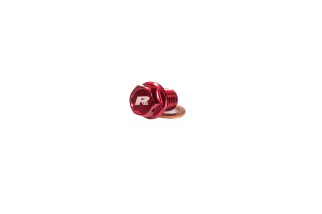 Bouchon de vidange magnétique RFX Pro (Rouge) [M8 x 35 mm x 1,25] -  Honda CRF450/450X