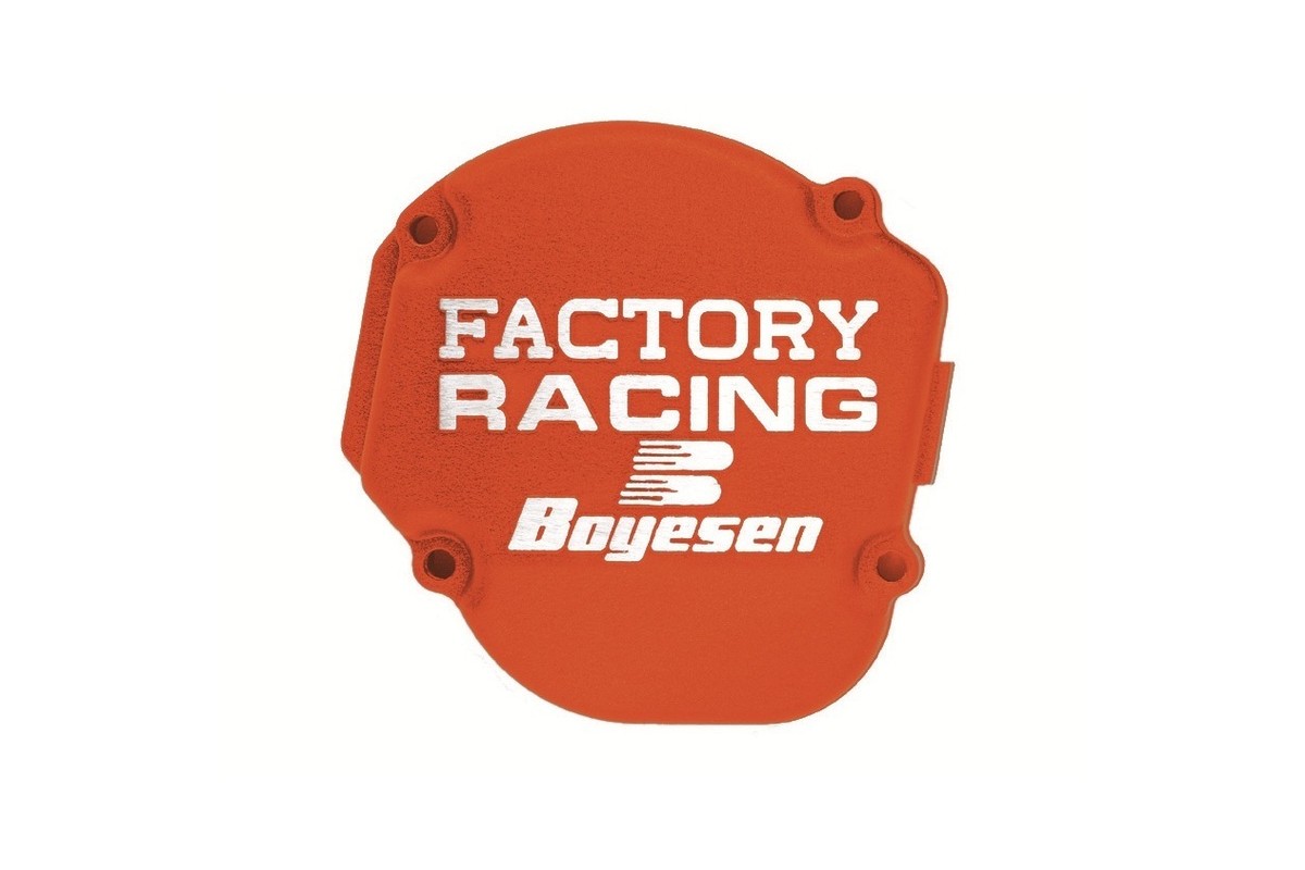 Couvercle de carter d'allumage BOYESEN Factory Racing orange - KTM SX65