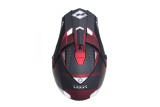 Casque Track Graphic CANDY RED MATT