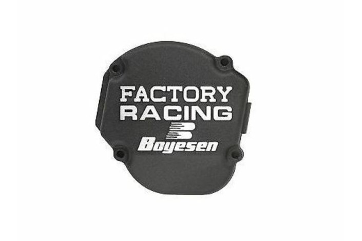 Couvercle d'allumage BOYESEN Factory Racing noir YZ80/YZ85