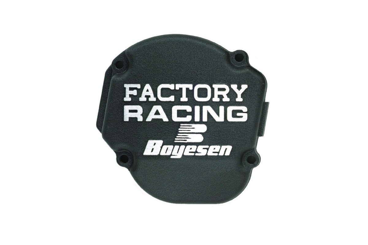 Couvercle d'allumage BOYESEN Factory Racing noir KTM/Husqvarna