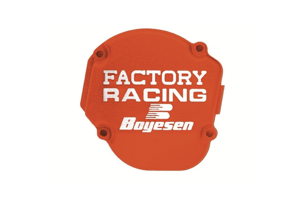 Couvercle d'allumage BOYESEN Factory Racing orange KTM EXC125
