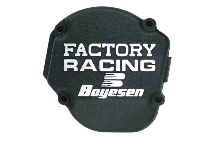 Couvercle d'allumage BOYESEN Factory Racing noir Yamaha PW50