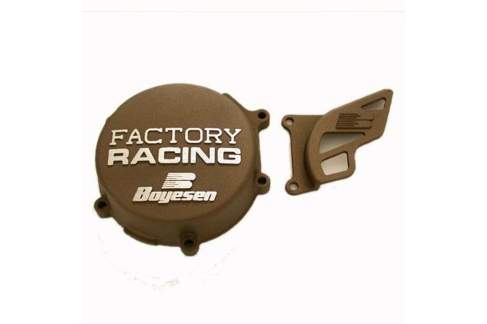 Couvercle d'allumage BOYESEN Factory Racing magnésium Kawasaki KX80/KX85