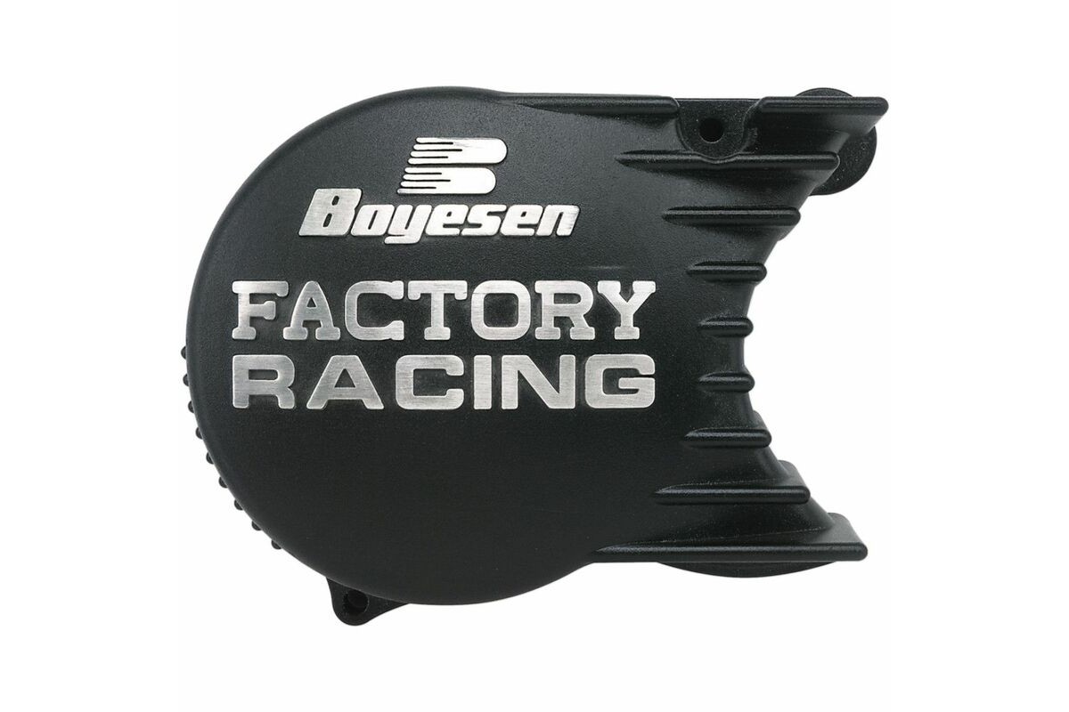 Couvercle de carter d'allumage BOYESEN Factory Racing noir