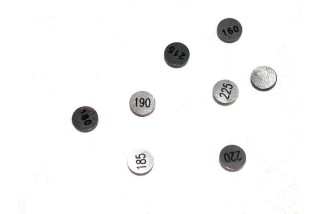 Pastilles de soupape HOT CAMS Ø8,90x2,60mm - jeu de 5