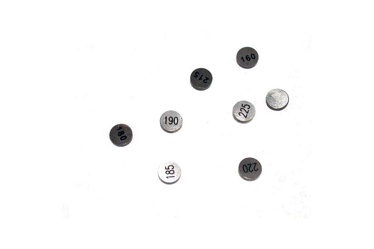 Pastilles de soupape HOT CAMS Ø10,0x2,10mm - jeu de 5