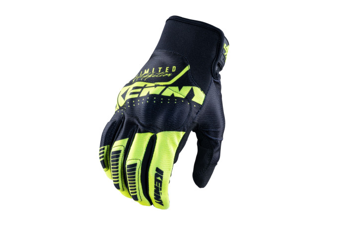 Gants DEFENDER BLACK NEON YELLOW