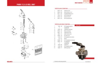 Carburateur DELL ORTO PHBN LS Ø17,5mm