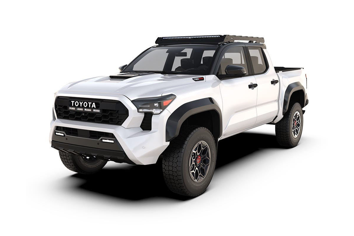 Toyota Tacoma 4e génération Double Cab (2024-présent) Kit de galerie de toit Slimsport / Lightbar prêt