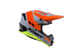 Casque KENNY Track Graphic Grey Orange – Casque Moto Cross