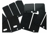 Clapets carbone Tecnium Suzuki RGV250 - Aprilia RS250 (2 paires)