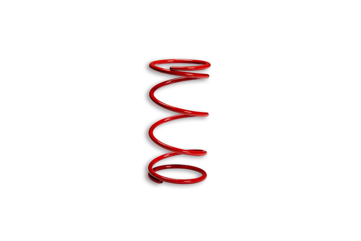 Ressort de poussée racing MALOSSI Ø EXT.58,6X112MM Ø FIL 4,3MM 7,2K - rouge