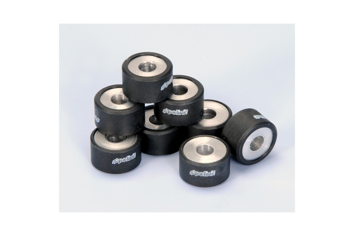 Jeu de galets POLINI 25x14,8mm 12gr - 8 pièces