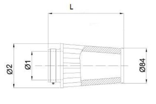 Filtre à air BMC conique Ø50mm - FBSS50-128