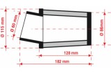 Filtre à air BMC conique Ø60mm - FBSA60-128