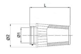 Filtre à air BMC conique Ø32mm - FMSA32-63