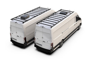 Volkswagen Crafter (L5H2/ LWB Maxi/OEM Track) (2017-Current) Slimpro Van Rack Kit