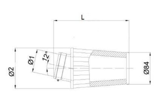 Filtre à air BMC conique Ø65mm - FBSA65-128