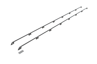 Kit de rails expédition pour galerie Slimpro / 4533mm (L)