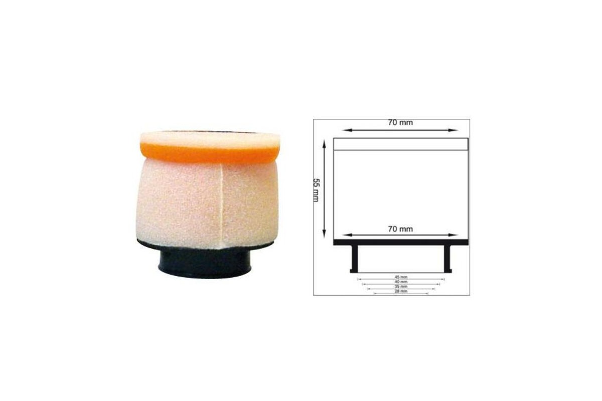 Filtre à air cylindrique TWIN AIR Ø40mm - 158972