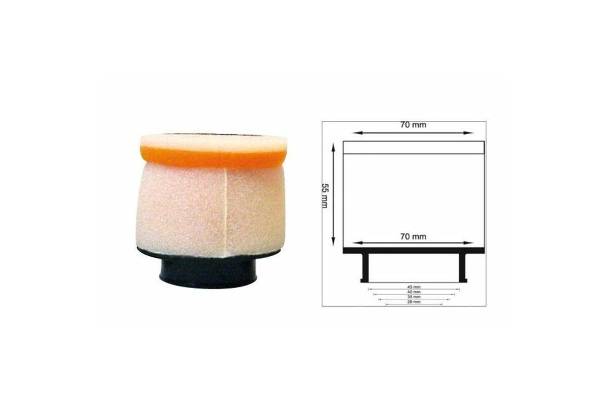 Filtre à air cylindrique TWIN AIR Ø63mm - 158722