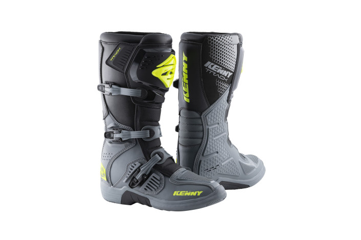 Bottes KENNY TRACK GREY NEON YELLOW | Kenny - Achat en ligne