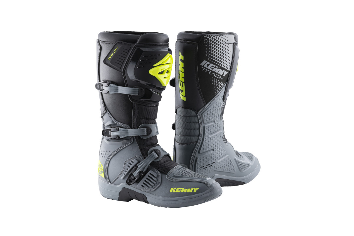 Bottes KENNY TRACK GREY NEON YELLOW | Kenny - Achat en ligne