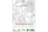 Filtre à huile HIFLOFILTRO Performance chrome - HF170CRC