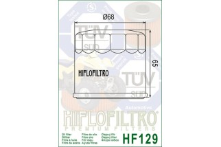 Filtre à huile HIFLOFILTRO - HF129