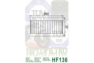 Filtre à huile HIFLOFILTRO - HF136