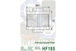 Filtre à huile HIFLOFILTRO - HF185