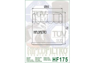 Filtre à huile HIFLOFILTRO - HF175