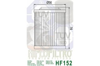 Filtre à huile HIFLOFILTRO - HF152