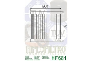 Filtre à huile HIFLOFILTRO - HF681