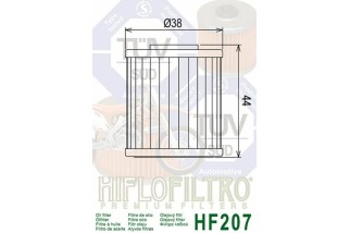 Filtre à huile HIFLOFILTRO - HF207