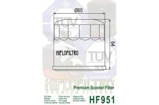 Filtre à huile HIFLOFILTRO - HF951