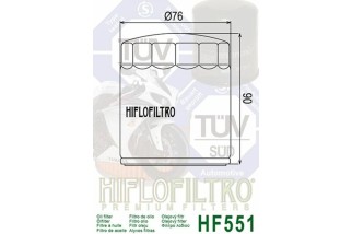 Filtre à huile HIFLOFILTRO - HF551